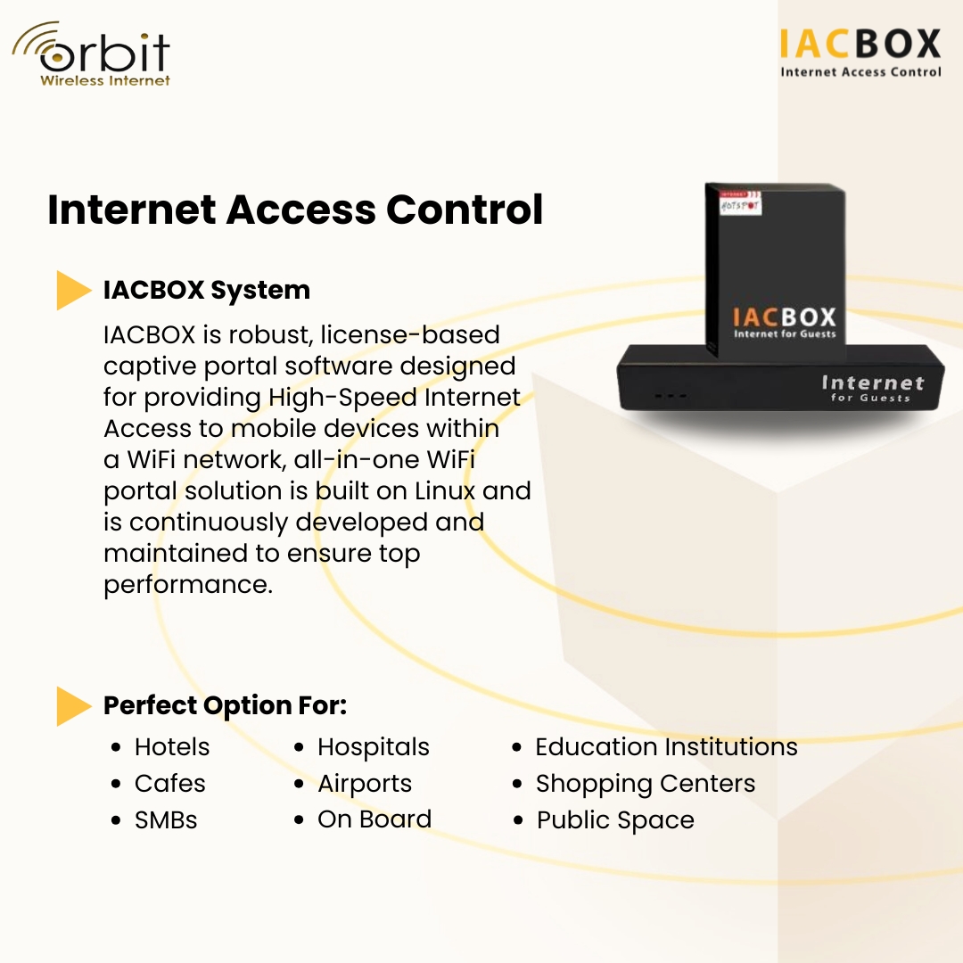 IACBOX System  نظام متكامل لتقديم wifi والتحكم الشامل في اداء الشبكة وادارتها بفعالية  