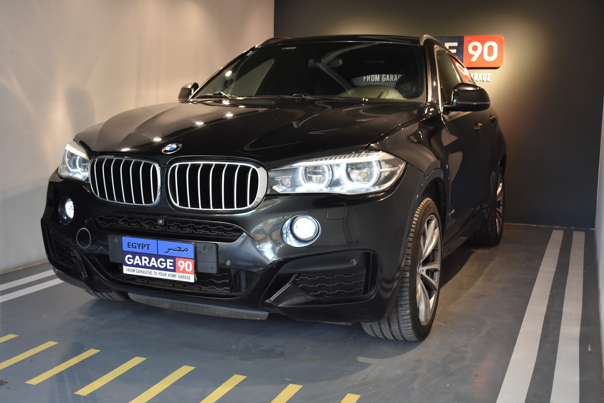 سيارة فابريكة بالكامل حتى الاكصدامات , صيانات التوكيل , BMW X6 – 2017
