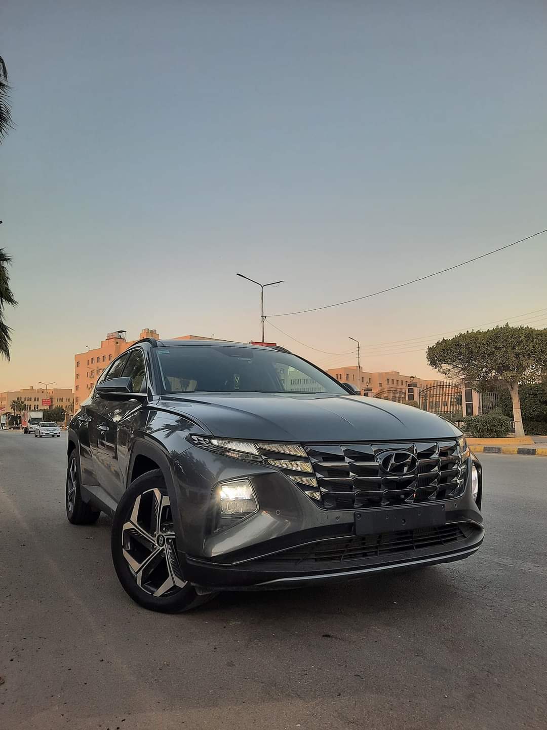 "Hyundai Tucson Rental with Private Driver for Airport Transfers and Sightseeing in Cairo"