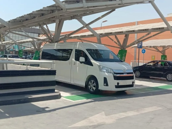 "Toyota HiAce Rental Deals with Private Driver for Airport Transfers and Group Travel"