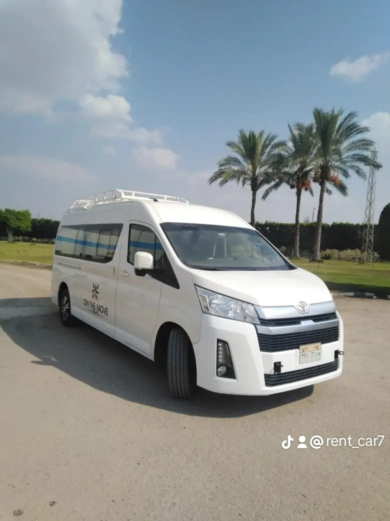  Explore Egypt this Winter with a Toyota HiAce! perfect for group travel