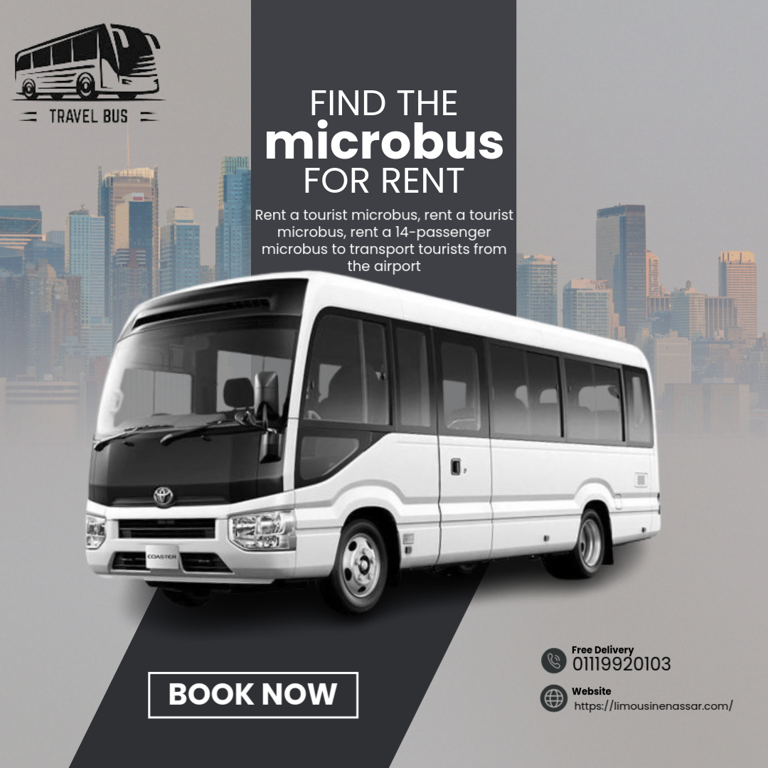 microbusToyota Coaster 24-passenger for rent for tourism trips,