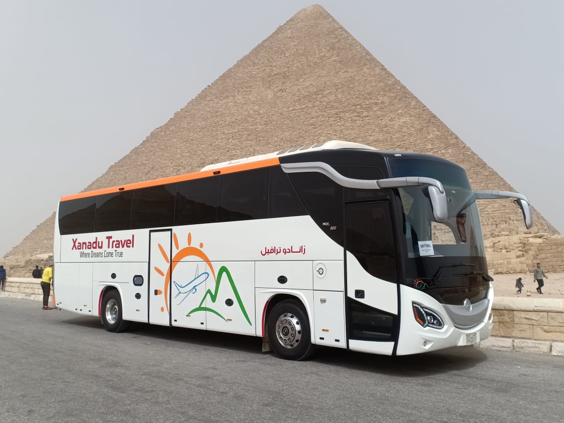 Mid-Year Discounts! Book a Mercedes 50-Seater Bus from Limousine Egypt Now