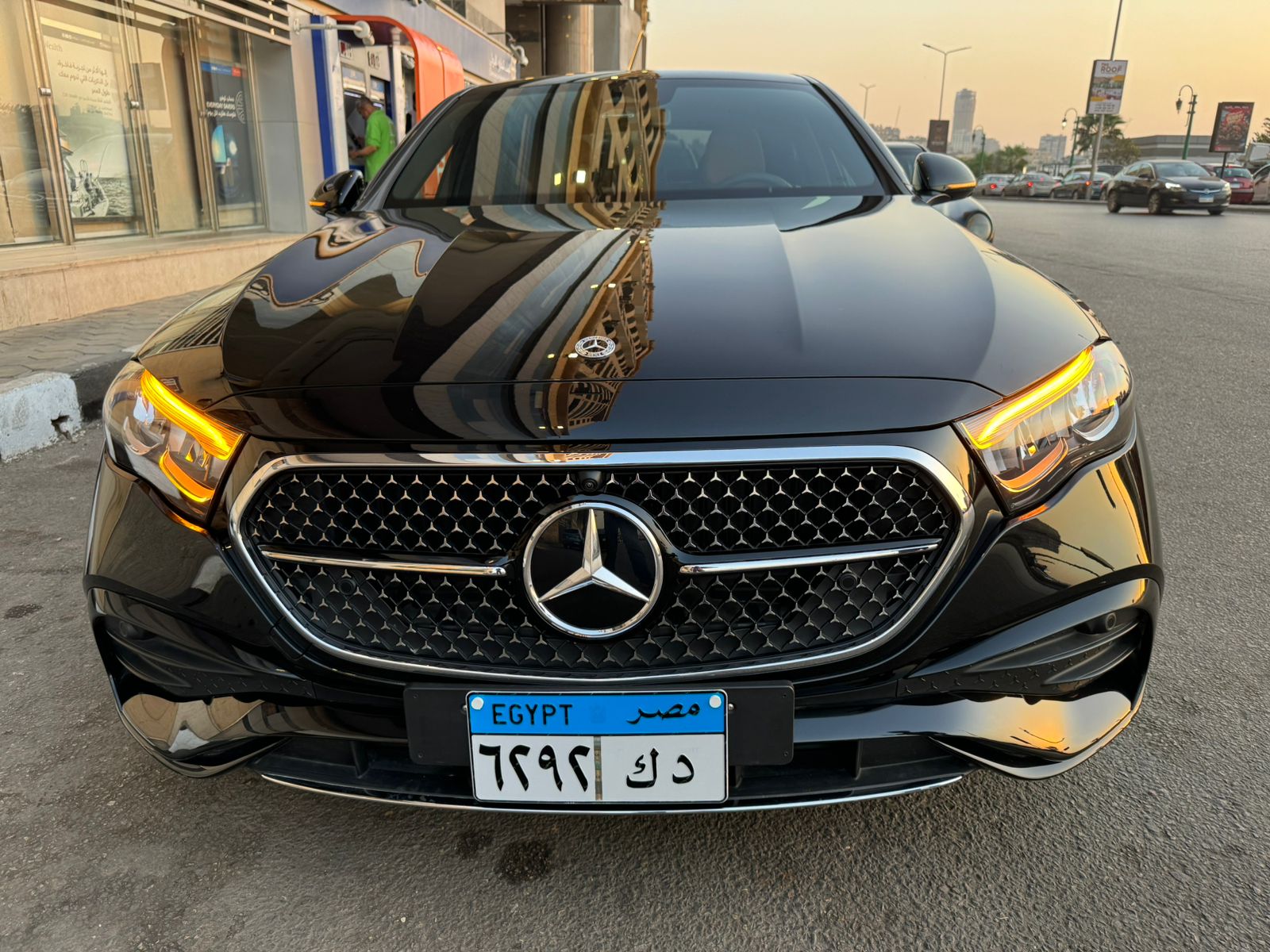 "2024 Mercedes E200 with driver for luxurious transportation services and travel"