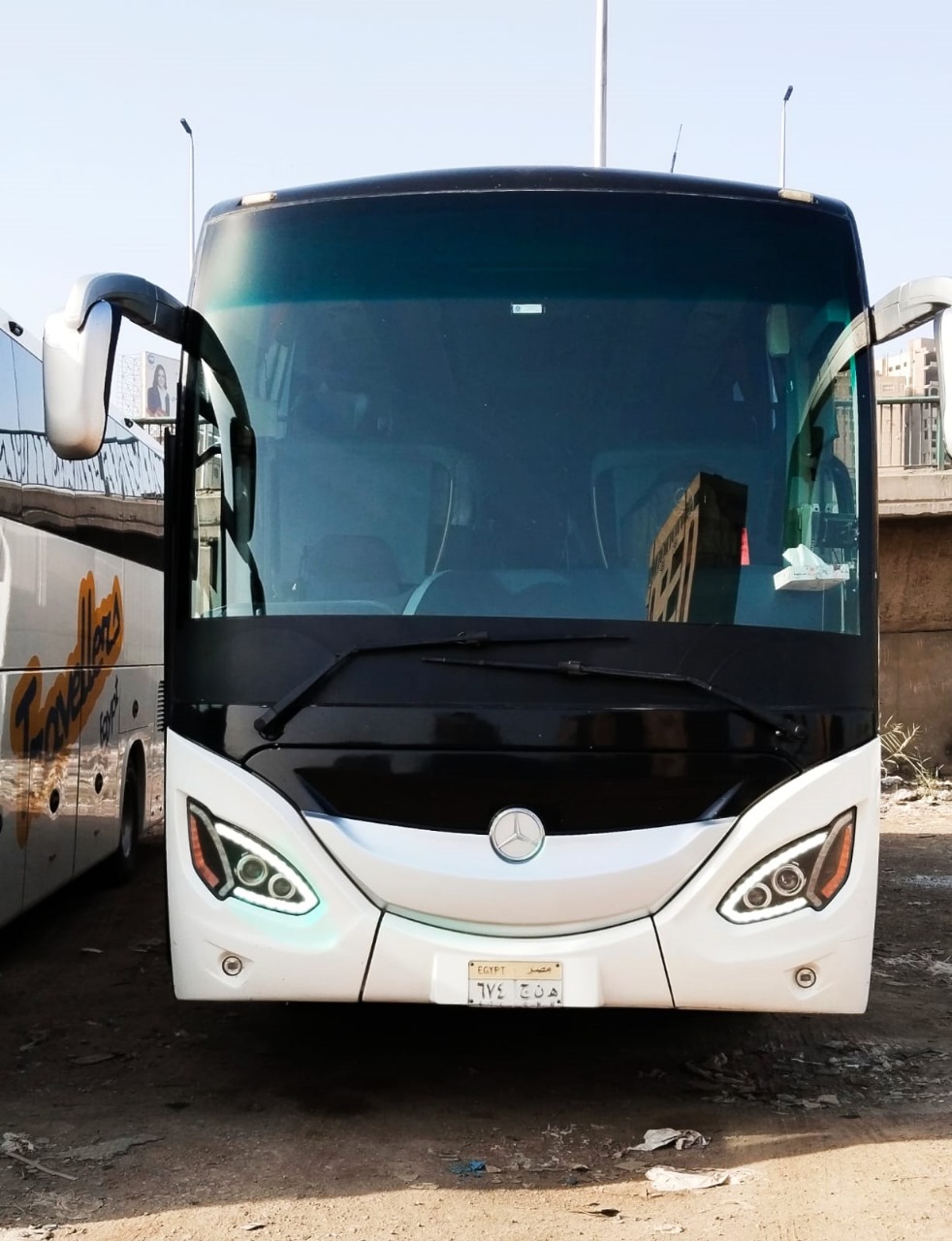 "Rent a Mercedes bus for corporate travel with seamless service for large groups"