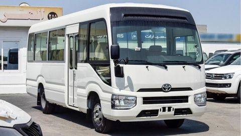 Rent a Toyota Coaster with Driver at Competitive Rates for Comfortable Group Travel.