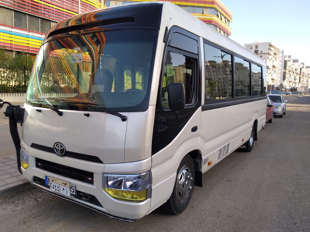 "Rent Toyota Coaster with Driver - Ideal for Groups & Events Transportation"